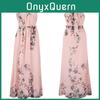 Elegant Plus Size Womens Floral Sleeveless Belted Maxi Long Dress For Summer Parties