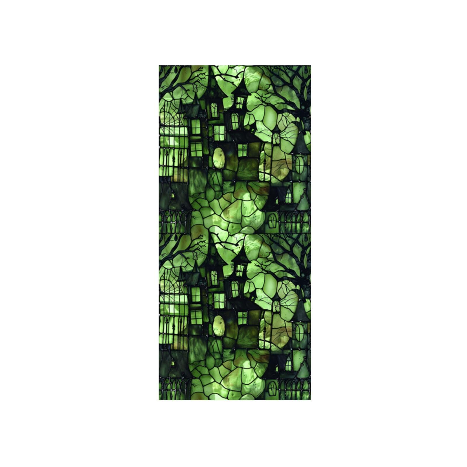 

Halloween Crow Window Stickers Non Adhesive Window Flowers PVC Static Transparent Film Glass Stickers One Size