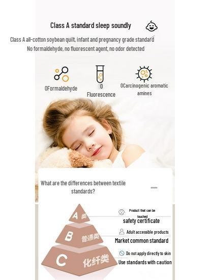 Thickened Soybean Fiber Quilt: All-Season Warm Cotton Bedding for Students