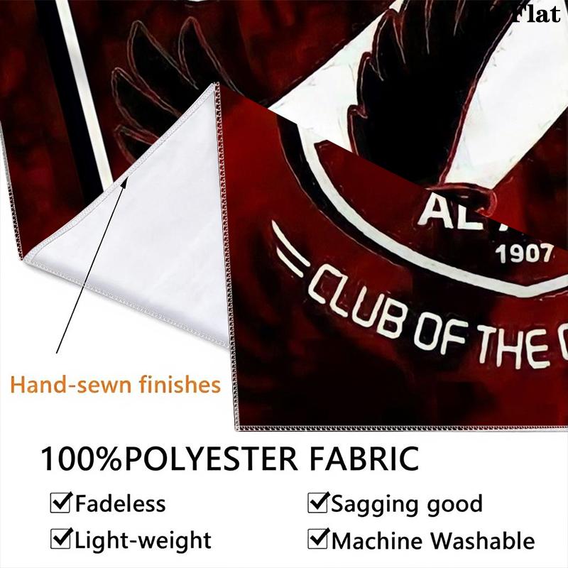 Al Ahly Wall Tapestry Aesthetic Wall Hanging Printed Fabric Blanket Decorative Tapestries for Bedroom Living Room Home Decor