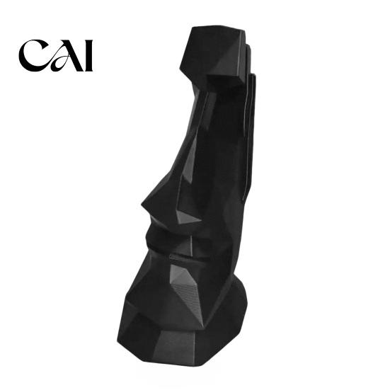 Detailed Craft Sculpture Hand Carved Eyeglass Holder, 3D Printed Nose Shaped Stand, Unique Bedroom Shelf Ornament Decorative Display Rack, for