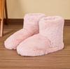 Cross-border autumn and winter new plush medium boots women's foreign trade wholesale home cotton shoes non-slip warm bag and cotton slippers