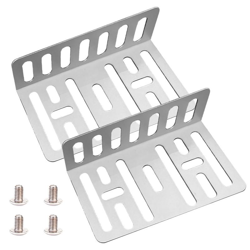 Frame 2 Din Car Radio Installation Kit Mounting Universal Accessories Holder Support 2 Bracket 4 Screw Installation Kit