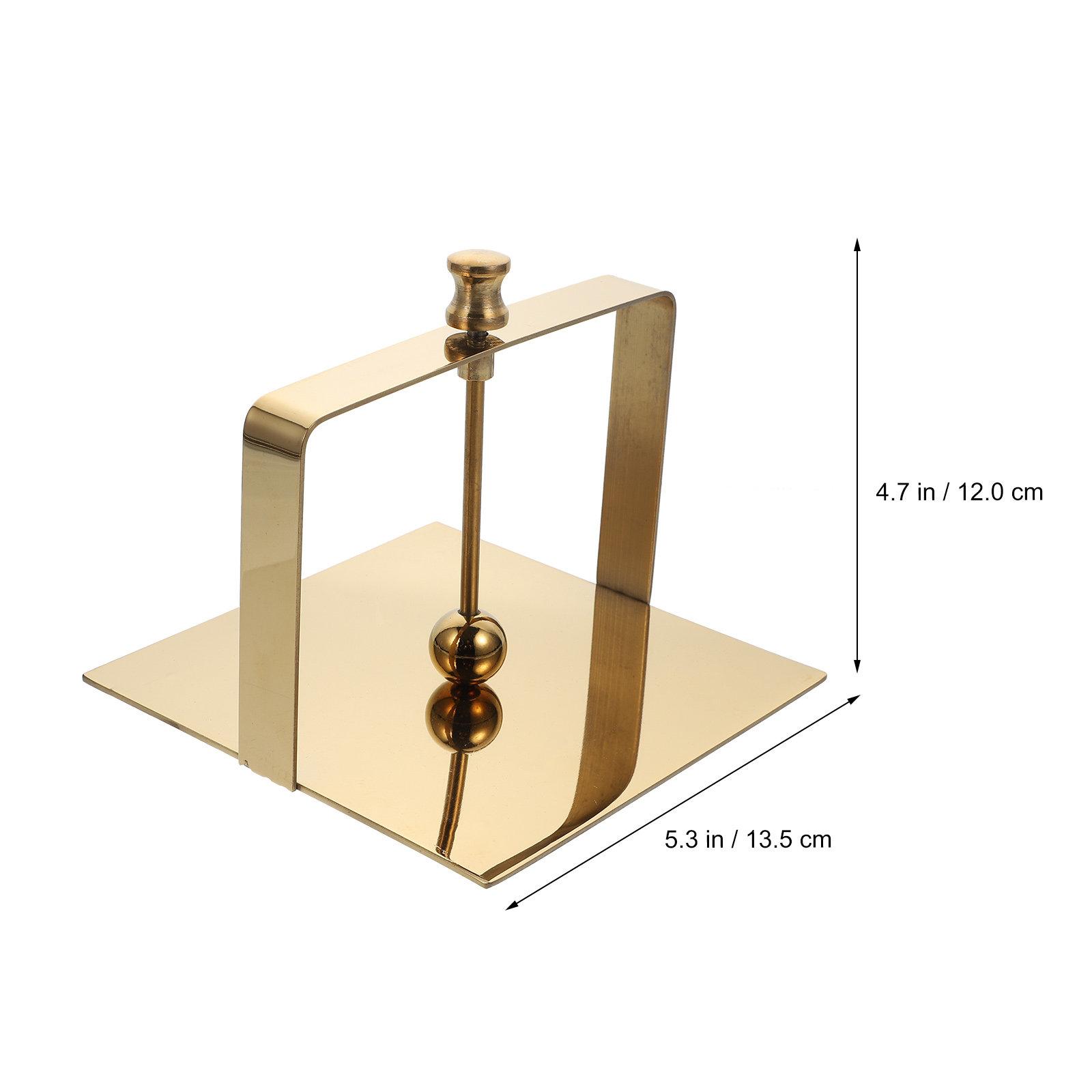 

1Pcs Elegant Simple Design Napkin Holder High Strength Scratch Resistant Desktop Tissue Rack for Household Commercial Use Paper