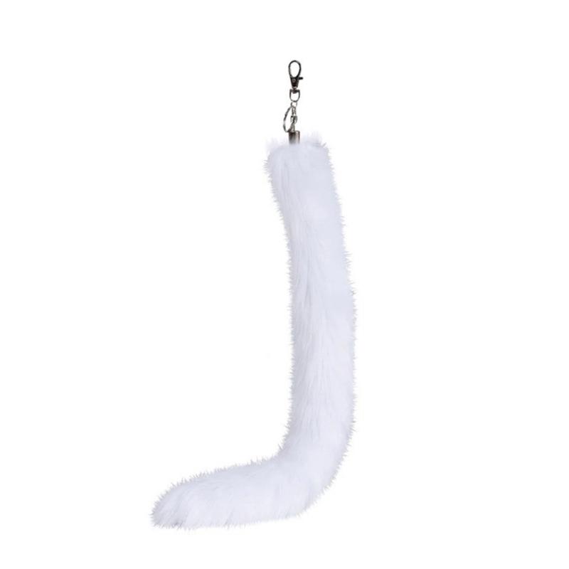 Faux Furs Foxes Tail Keychain Furs Foxes Tail Keyring Handbag Hangings Charms