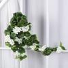Artificial Geraniums Hanging Bundles Full Blooms Silk Flower Plants Geranium Vines for Home Garden Wedding Indoor Outdoor Decor