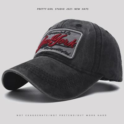 Retro Washed Summer Caps – UV-Schutz, weiche Oberseite, Unisex-Baseball-Stil