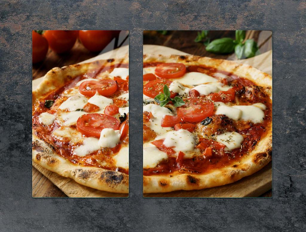 SZKLANA PŁYTA OCHRONNA NA KUCHENKĘ 70x52 PIZZA