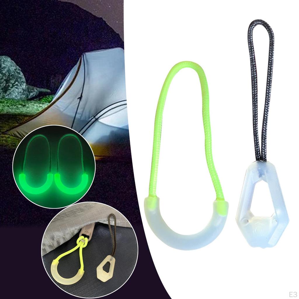 Durable Luminous Head, The Night Zipper Extension Zip Fixer for Outdoor Camping Trolley Cases