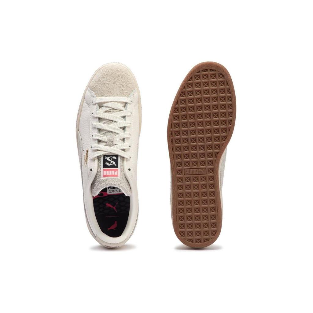 Puma Jeff Staple x Suede 2 Year of the Dragon Unisex Sneakers Cream Warm-White Alpine-Snow 396254-01