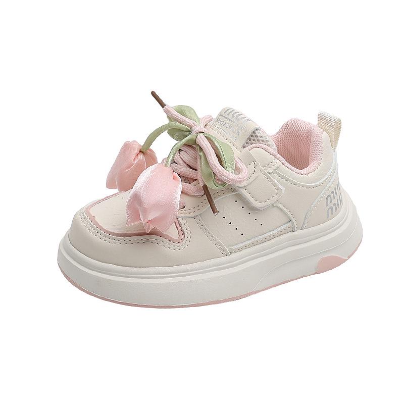 Wasserdichte Leder-Sneaker für Kinder - Tulpe Frühling/Herbst 2025 Kollektion