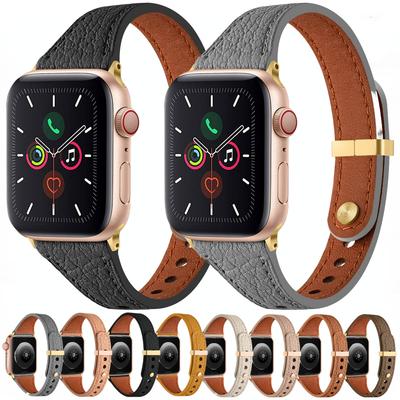 Leather Strap for Apple Watch Band 44mm 40mm 45mm 41mm 49mm 46mm 42mm 38mm Bracelet Belt iWatch Series 10 9 8 Ultra 7 6 5 4 SE 3