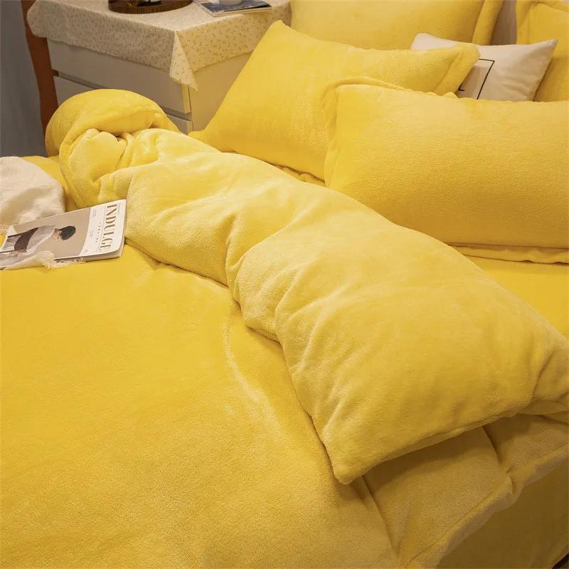 1pcs Duvet Cover Winter Warm Double Twin Queen King Quilt Cover Blanket Flannel Comforter Case Flannel Duvet Covers Bedding