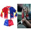 Magnifique costume d'Halloween pour fille avec un design Harley Quinn de Suicide Squad pour enfants