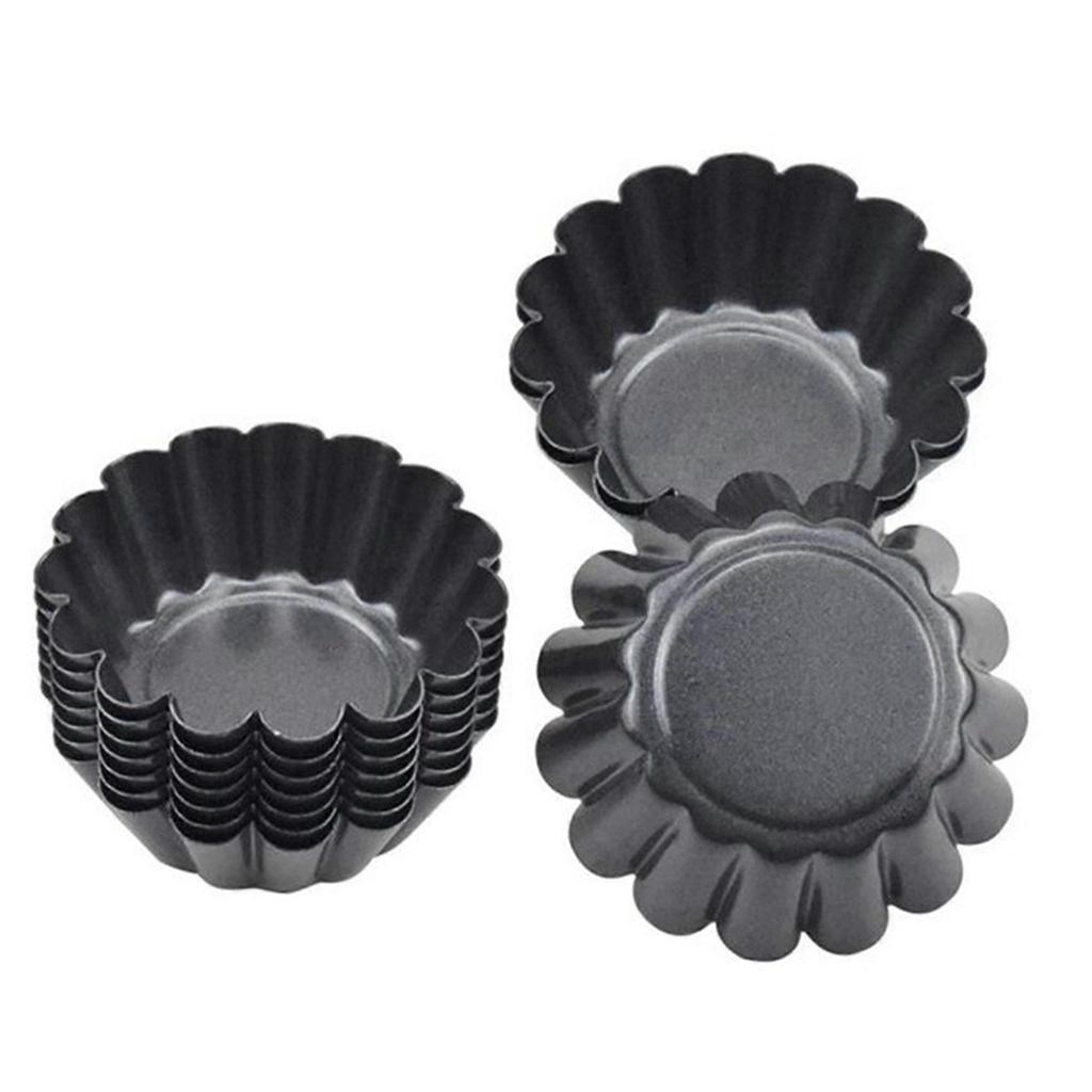 Egg Tart Molds, 3Inch Mini Tart Pans Removable Bottom, Cupcake Cake Muffin Mold Tin Pan Baking Tool (20 Pcs )