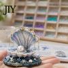 Set Interattivo per Creare Perline Kit Fai da Te Oceano Mitico per Principianti, Animale 3D con Perline e Istruzioni, Perline Scintillanti Artigianato Disegni Marini Unici
