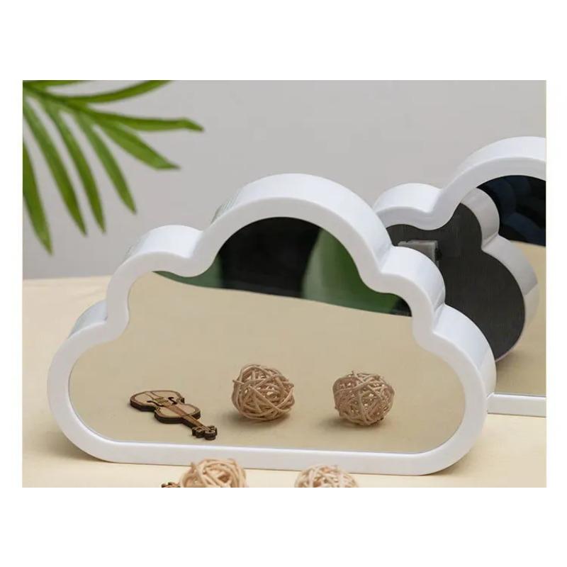 Handmade DIY Night Atmosphere Lamp Clouds Tulip Lamp LED Night Light Mirror Table Lamp Bedroom Decor Lights New