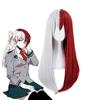 Anime My Hero Academia Disfraz Cosplay de Midoriya Izuku Set de Uniforme Escolar de Todoroki Shoto Peluca Traje Unisex Halloween Juego de Rol