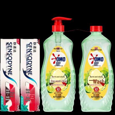 Sensodyne Zahnpasta & OMO Spülmittel Bundle