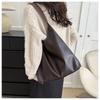 Spring New Korean Texture Trend Fashion Minimalist Casual Shoulder Tote Bag Women