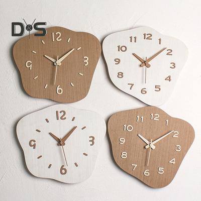 Relógio Decorativo de Alta Precisão Fácil de Instalar em Forma de Nuvem Alimentado por Bateria Sem Tique-taque Silencioso Relógio de Parede