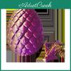 Adorable Gem Dragon Miniature Silk Pink Silver Dragon Egg Set Assembly Required Pla Material