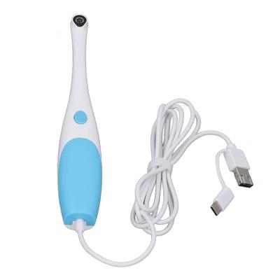 USB orální kamera 640 X 480 Rozhraní 3 v 1 Plastová rukojeť Vodotěsná dentální kamera pro zubaře