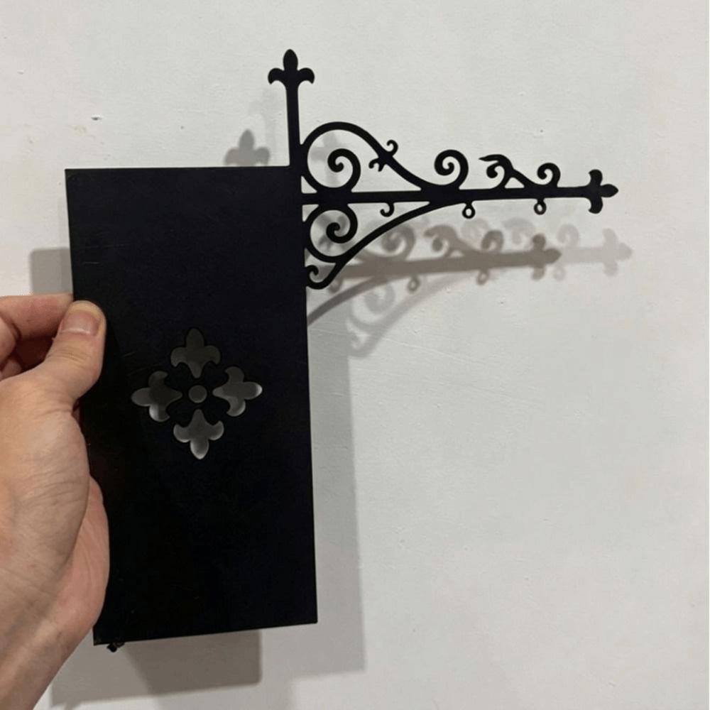 Vintage Iron Bookend Lamp Solid Iron Book Stopper Bookshelf Divider Housewarming Gift