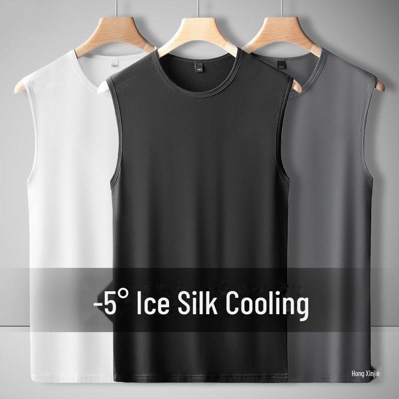 Summer 2024 Men's Breathable Mesh Vest - Trendy Sports Tee