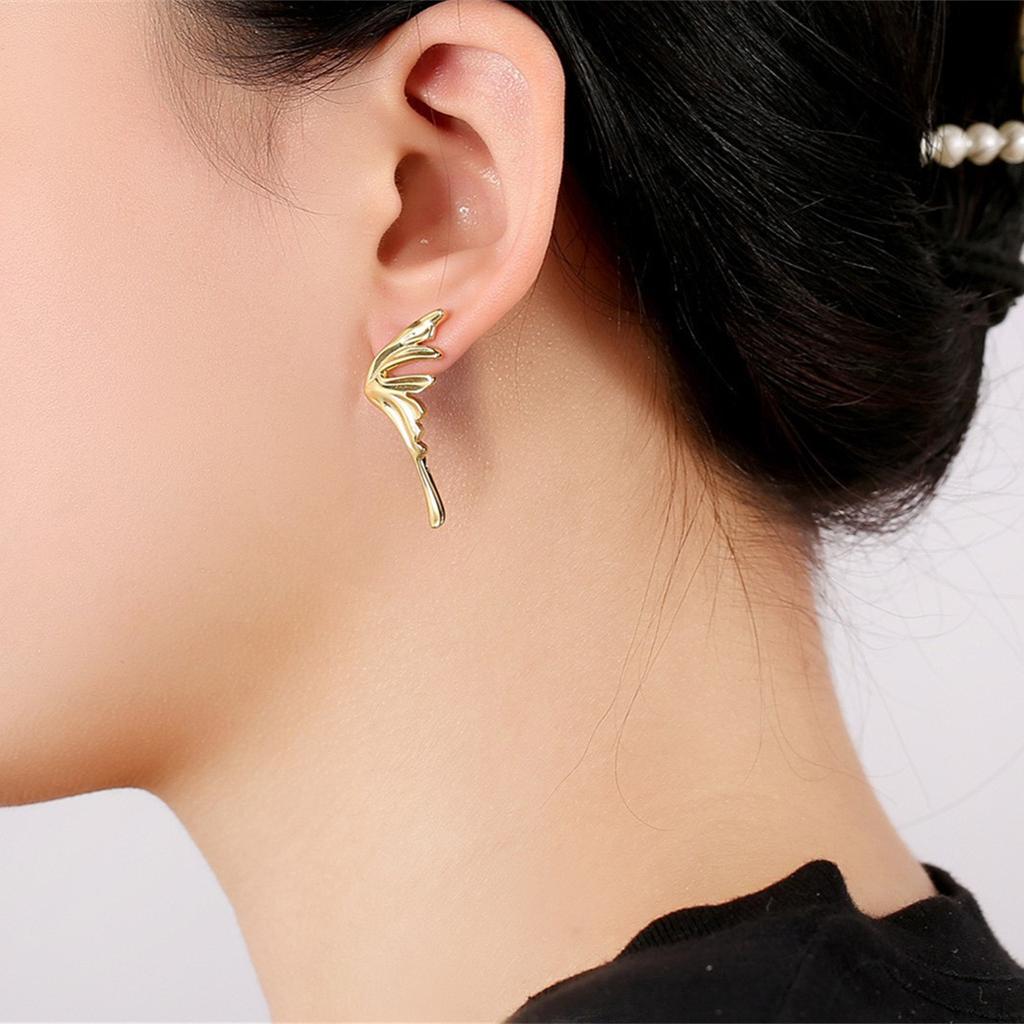 Angel Wings Personality Ins Wind Ear Literary Fan Elegant Earrings Wholesale
