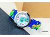 Fashionable 3D Silicone Dinosaur Quartz Watch for Kids - Cute Cartoon Animal Design