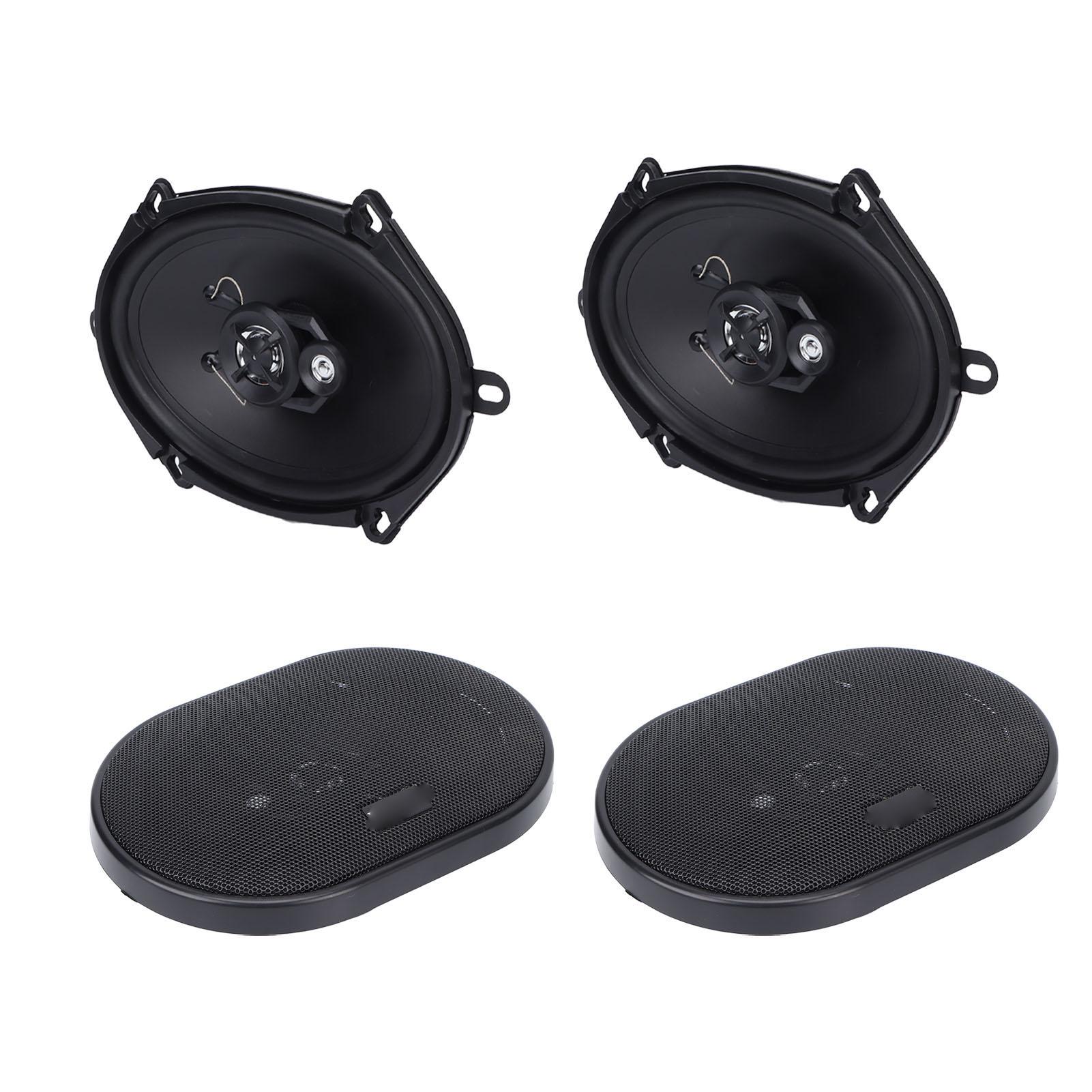 Pair Dome Tweeter Speaker with Mesh Cover 12V 120‑180W 55‑21KHZ Universal for Car Audio System
