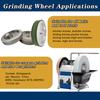 250mm 10 Inch Electroplated Plated CBN Grinding Wheel Knife Sharpening Wheel for Knife Grinding T7 T8 Bench Grinder