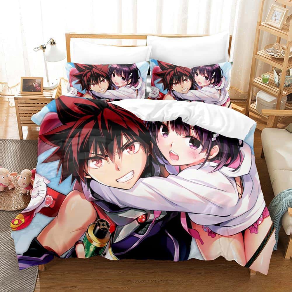 Fashion 3d Print Anime Ayakashi Triangle Bedding Set Single Twin Full Queen King Size Bed Set Adult Kid Bedroom Duvet cover Sets