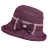 French elegant summer new middle-aged and elderly mother mesh gauze hat sunshade sunscreen fashionable versatile bow sun hat