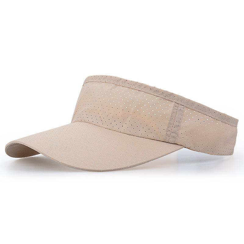 Empty top hat Men's and women's summer visor Sun hat Peaked cap Outdoor running hat Quick-drying baseball cap