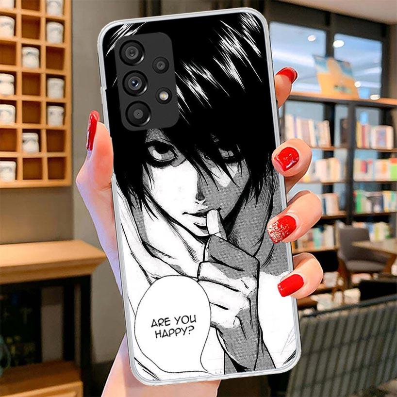 

Чехол для телефона N-Note D-Death L Lawliet Для Samsung Galaxy A12 A22 A32 A52 A72 A02S Чехол для телефона Note 20 Ultra 10 S10 Plus A51 A71 A50 Samsung A50S