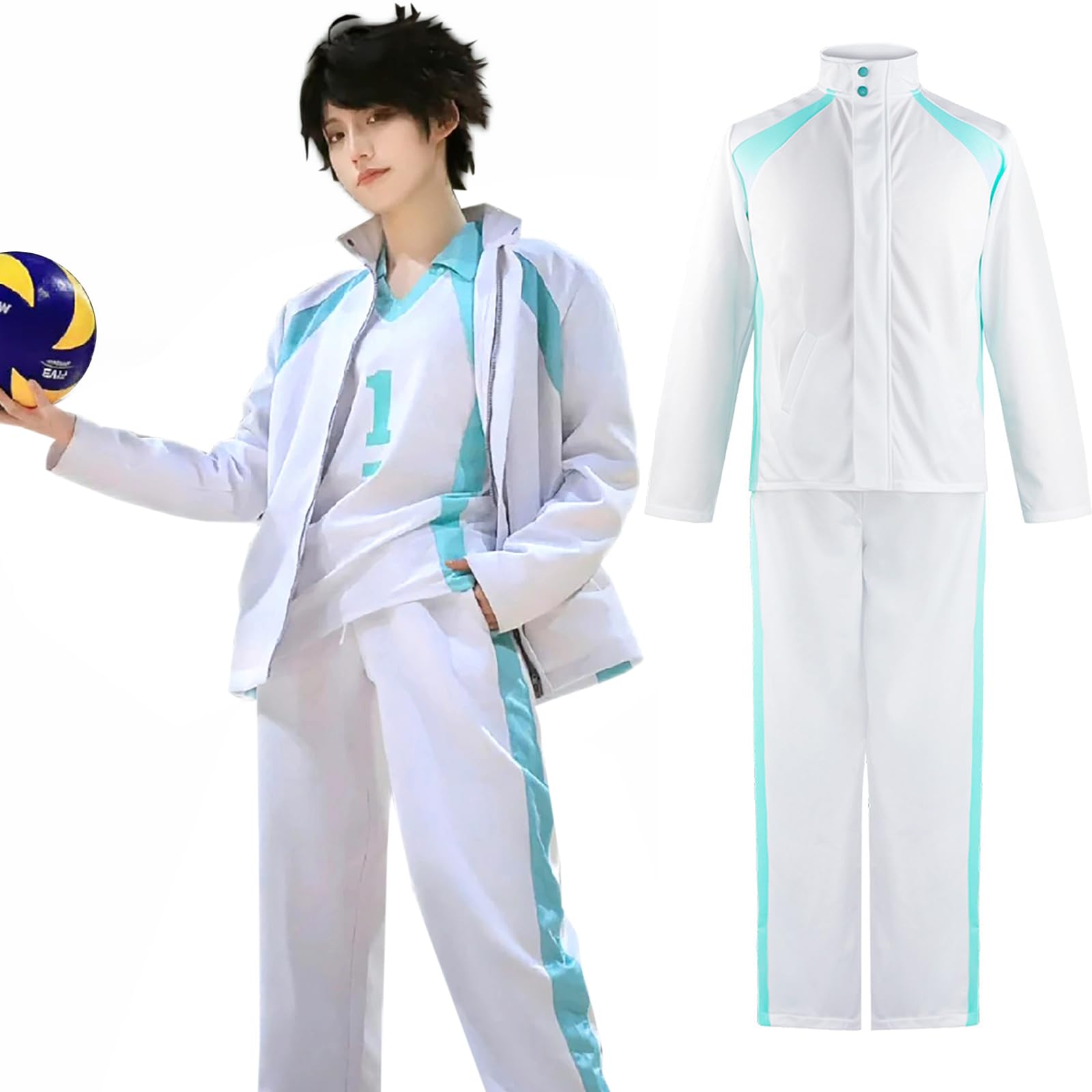 

Джерси для косплея Аоба Джосай для идеально подходит для школьных фестивалей и аниме-костюма Размер [NOKIJP] Взрослые, Мероприятия, Haikyuu! (Аоба Джосай, М)