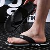 Zehensandalen Herren Sommer Trend Oberbekleidung rutschfest Herren Fuß-Einklemmung Sport verschleißfest Strand dicksohlige Sandalen