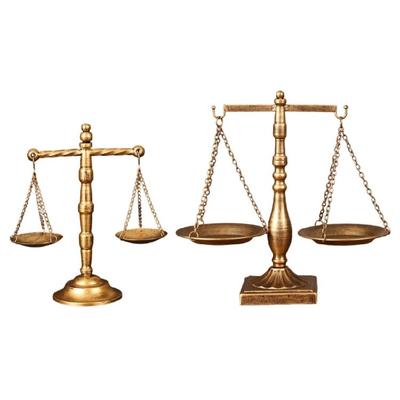 Retro Styles Metal Libra Jewelry Display,Scale Tray Cosmetic Organizers,Jewelry Storage,Unique Centerpieces Stand Gift