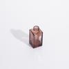 Square Glass Aroma Diffuser Bottle, Frosted 100ml, High-Quality Empty Bottle for Hotel Fragrances.