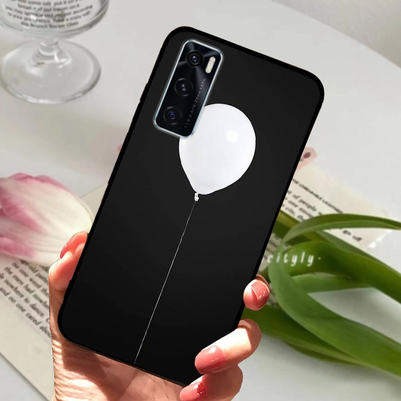 For Vivo V20 SE Case Animal Cartoon Soft Silicone Funda for Vivo V20 SE V2022 V2023 Phone Cover VivoV20SE Black Coque 6.44 inch