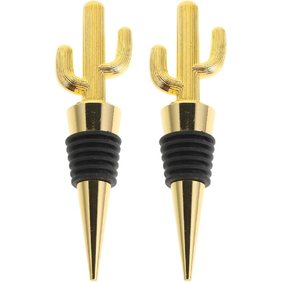Wine Plug 2pcs Cactus Wine Stopper Bottle Stopper Wedding Beverage Stopper Birthday Bottle Stopper Wine Stopper Souvenirs Wine Bottle Stopper