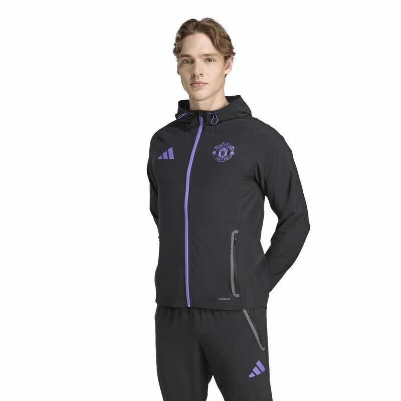 Adidas Men s JV5351 Woven Hooded Casual Jacket XL