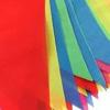 10Pcs Flag String Colorful Banner Decoration Hanging Pennant Decor 50M Length for Outoor
