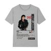 Singer Michael Jackson Bad Album Vintage Tshirt Unisex and Women Summer Clothing Breathable Fashion Round Neck Short Sleeved Top