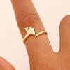Manta Ray Ring for Women Cute Ocean Sea Animal Adjustable Rings Jewelry Gifts for Girlfriend Wife Mom