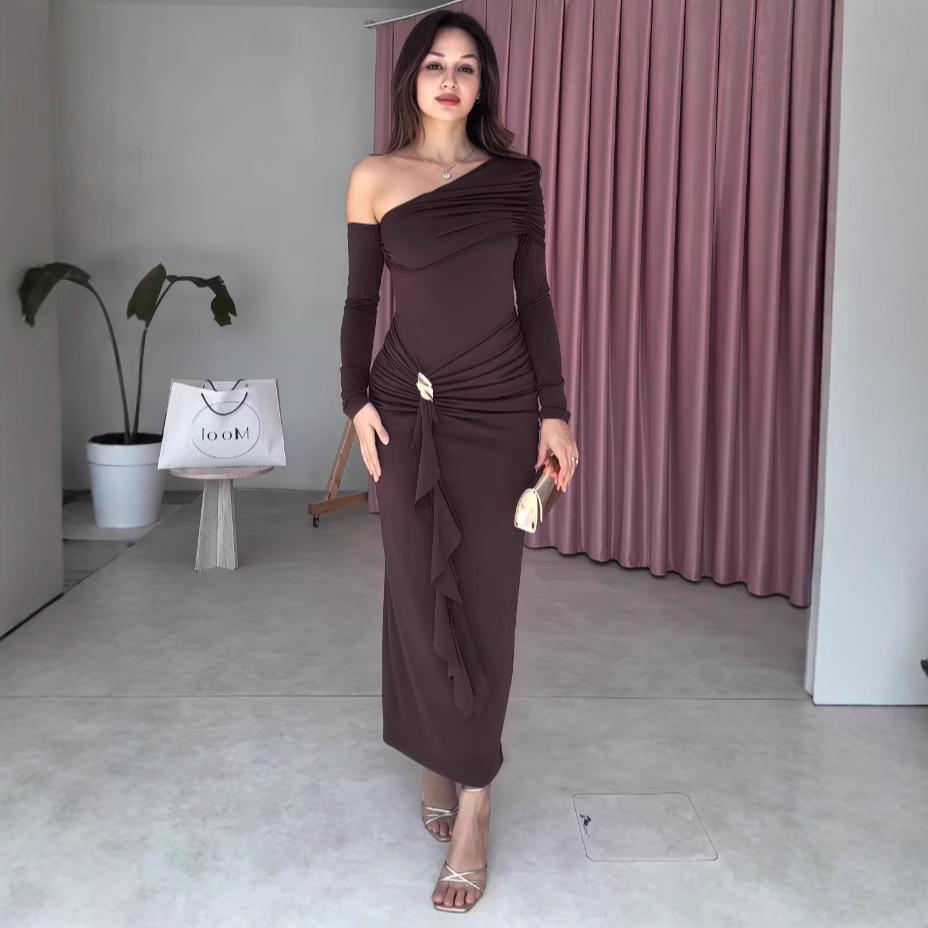 2025 French Off-the-Shoulder Slimming Summer Dress