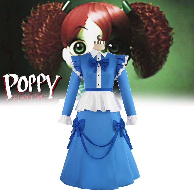 Poppy Playtime Cosplay Costume With Polyester Fabric For Halloween Role Play
