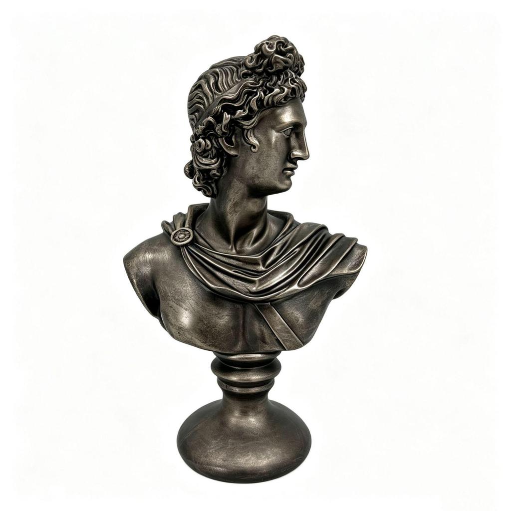Nordic Style David Resin Portrait Sculpture - Creative Ornament